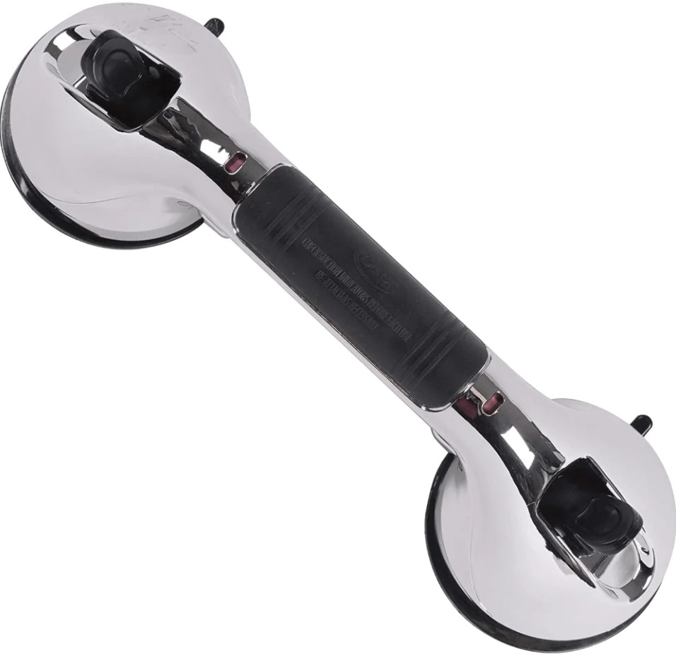 Carex Ultra Grip Chrome grab bar