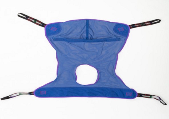 Invacare Full Body Mesh Sling with Commode Opening Invacare Full Body Mesh Sling with Commode Opening