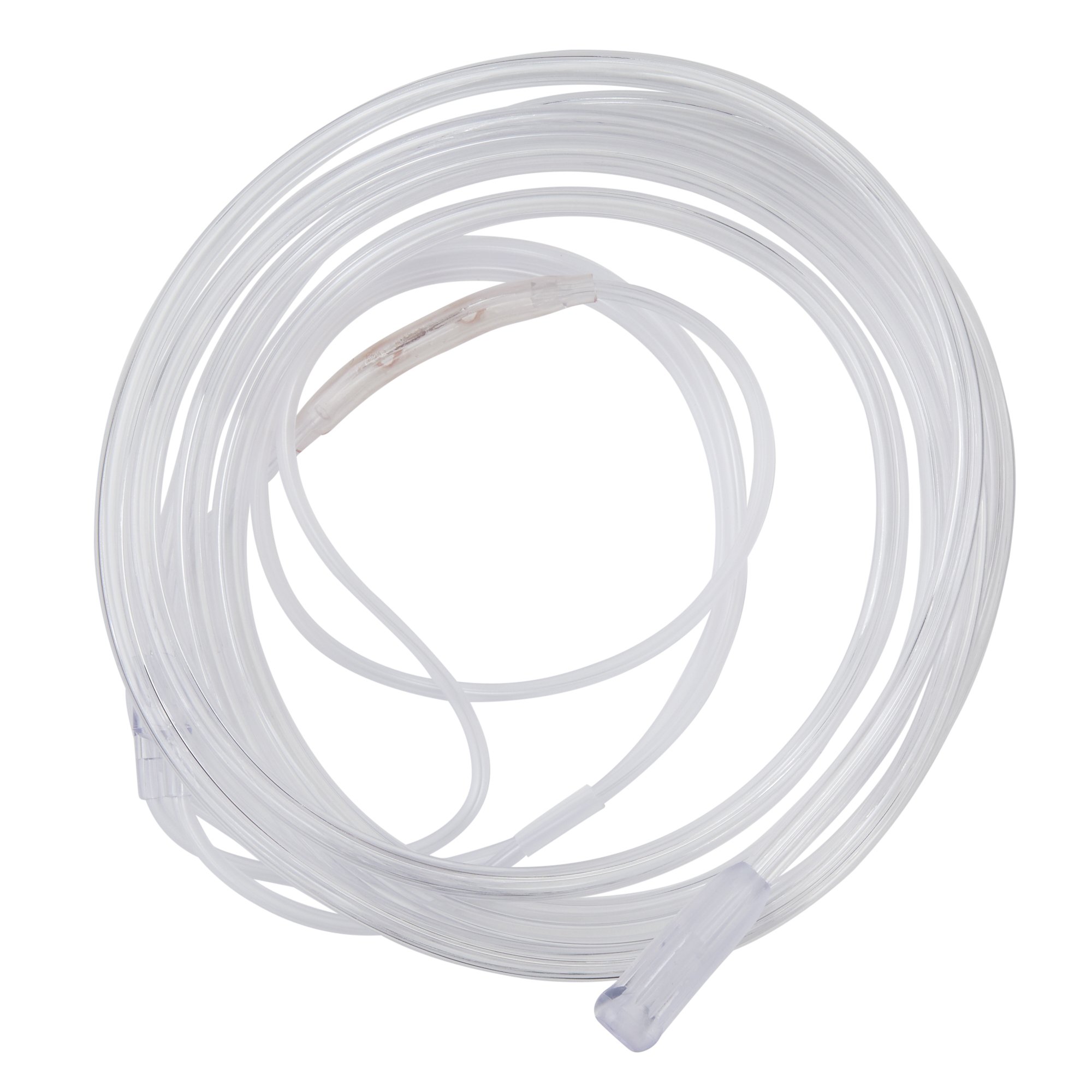 Nasal cannula soft curved prong