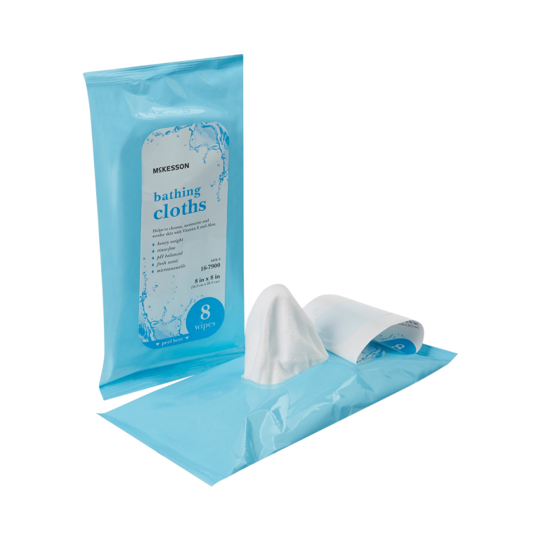 Rinse Free Bath Wipes