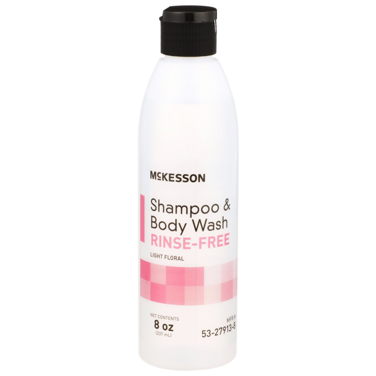 Rinse free shampoo and body wash