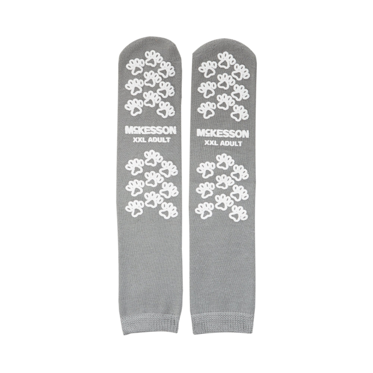 Slipper socks double imprint