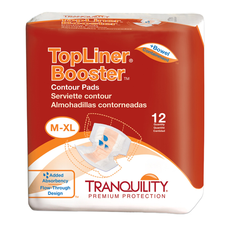 Tranquility top liner booster contour pads