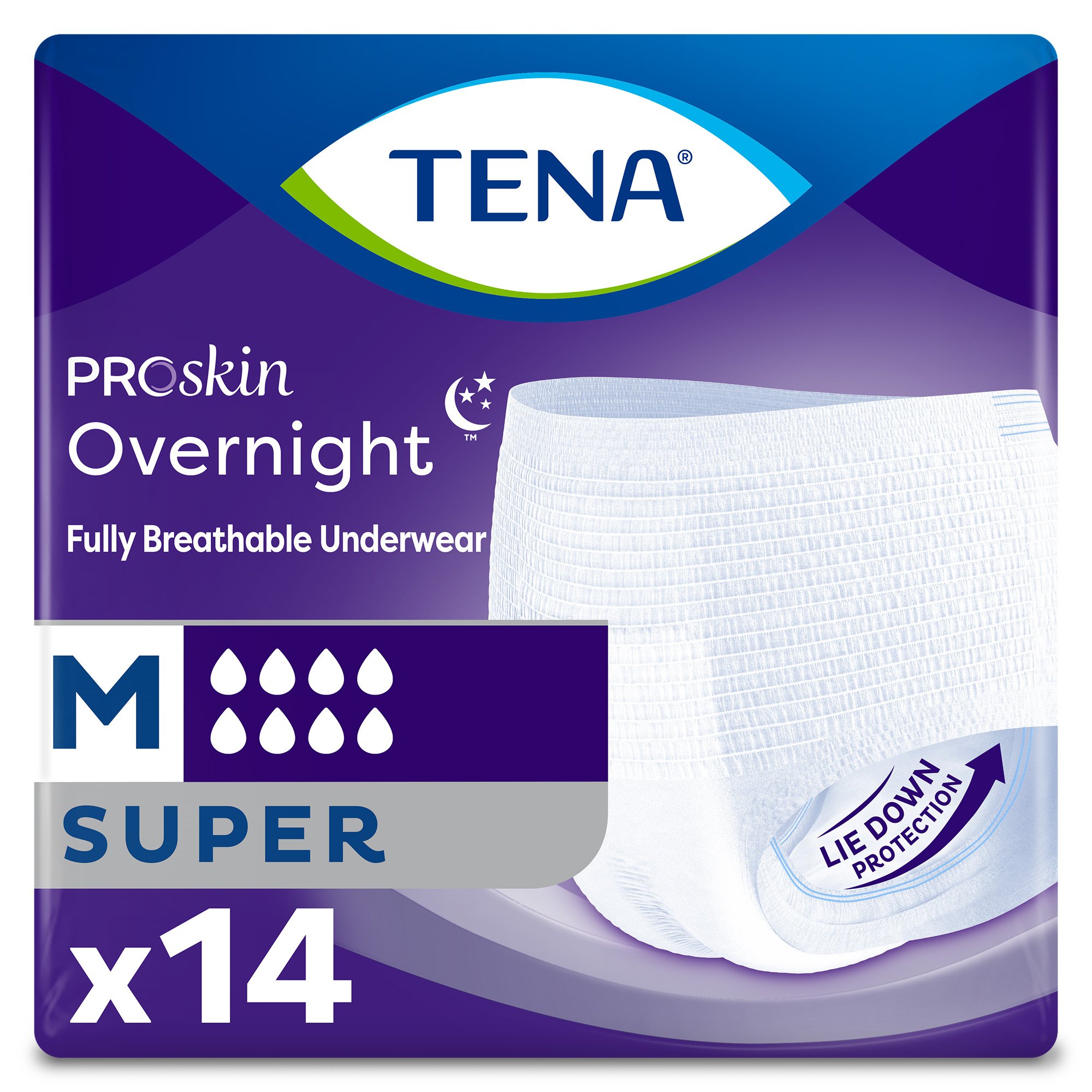 Tena ProSkin Overnight Underwear Super Tena ProSkin Overnight Underwear Super