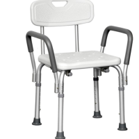 Probasics shower chair w/back & arms thumbnail