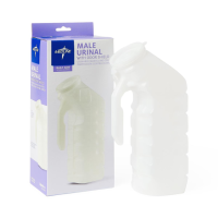 Medline Male Urinal w/Lid thumbnail