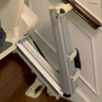Rave 2 Stairlift with folding rail thumbnail